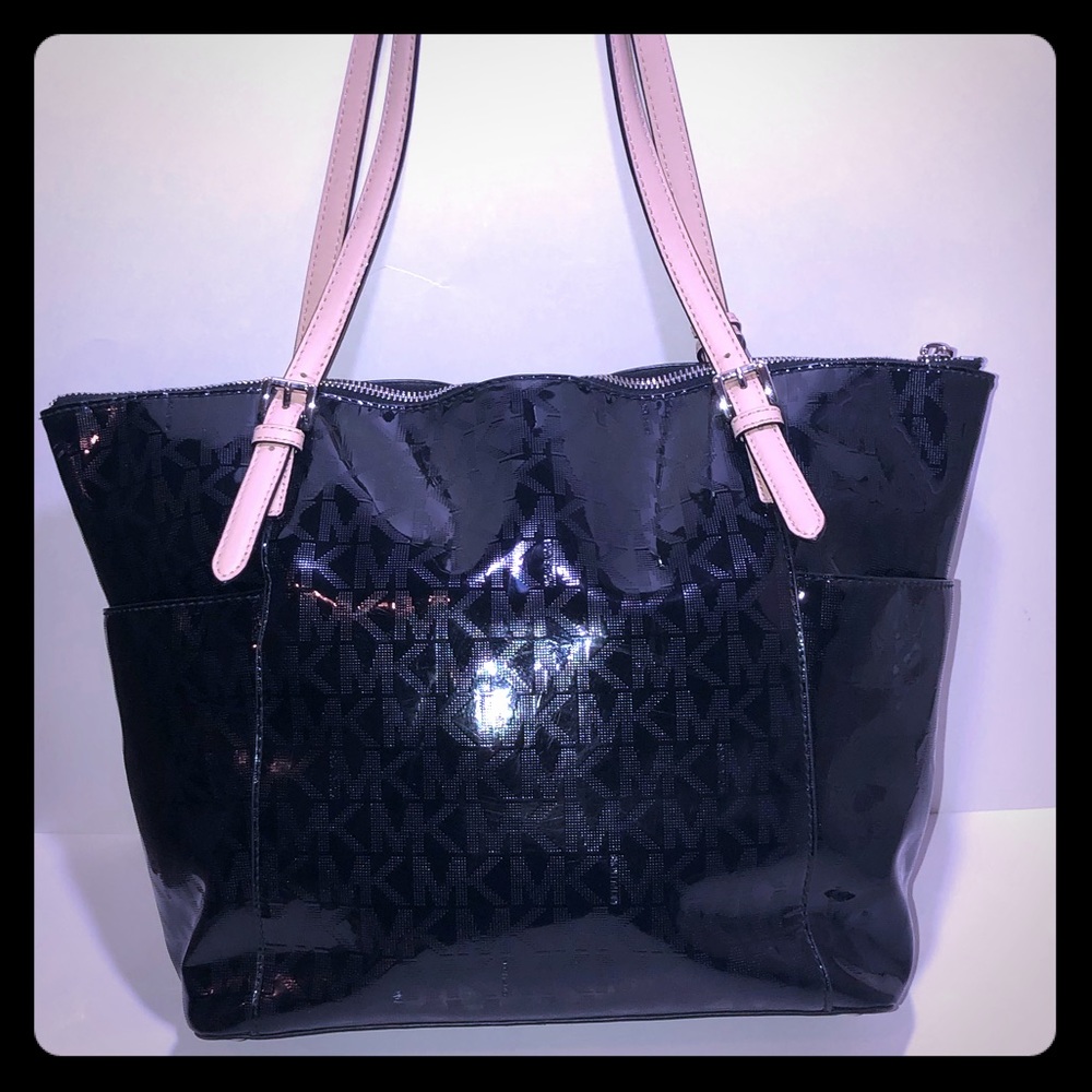 Michael Kors Black Mirror Signature Tote - NWOT